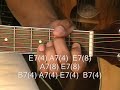 How To Play Old School 12 Bar Blues Guitar No.1 EASY Beginners - Chords Key E @EricBlackmonGuitar