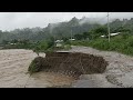 PMGSY Road In between Lekha and Tumru, Near CRC Church completely washed out by Pare River 1/7/23