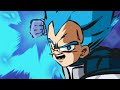Fan-made DBS animation | Vegeta goes 100% of Super Saiyan Blue.
