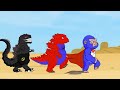 Evolution Of GODZILLA RADIATION vs Team SPIDER GODZILLA & KONG : Who Will Win?| Godzilla Cartoon