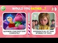 Would You Rather INSIDE OUT 2 🎬🧠🍿 Inside Out 2 Movie Quiz