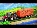 diy homemade mini tractor full trolley bricks loading new technology science project