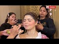 How to do Glossy Bridal makeup| UNCUT @Sakshi Gupta Makeup Studio & Academy in simple steps