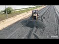 The Last Update Process Connecting Road To Bridge By Komatsu D41P Bulldozer Spreading Gravel