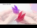 Easy Sticky Note Origami Swan Tutorial, How to make Easy Paper Swan Origami Step by Step DIY Craft