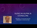 Silence in helping & counselling