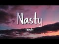 Tinashe - Nasty (Lyrics)