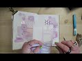 Journal With Me | Purple Theme| |다꾸 |ヴィンテージ装飾 #papertherapy #scrapbooking #다꾸 #ASMR