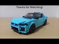 LEGO BMW G87 M2 Speed Champions MOC Tutorial