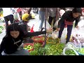 Fish, Seafood, Vegetables, Desserts, & More - Cambodian Market Food