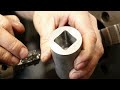 Revealing the secret of how to drill a square hole