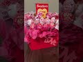 Using a Mini Crate from Dollar Tree to Make a Candy Arrangement for Valentine’s Day // DIY Gift Idea