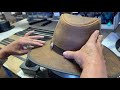 How It's Made - Watch Us Make A Cyclone Leather Cowboy Hat