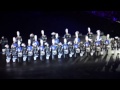 The Blue Devils and Top Secret at the Basel Tattoo (alternate view)