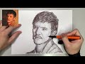 Pedro Pascal | Drawing Timelapse