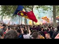 FC Barcelona - Paris Saint Germain. Barcelona Fans Take Over the City Before The UCL Match