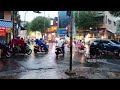 Trời mưa giông gió xe chạy tốc độ giữ quá ngã tư Xóm Đất Minh Phụng Quận 11 Sài Gòn 31/7/2024