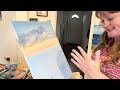 ASMR relaxing painting.Brush,palette sounds#BobRoss style.Misty forest.#tingles