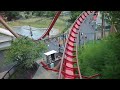 Diamondback Front Row POV 60fps B&M Hyper Coaster Kings Island