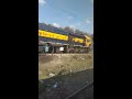 Overtaking BCNA Freight Train led by WDG-4D