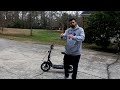 Electric Scooter with Seat 500W Powerful Motor