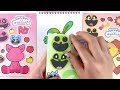 [Sticker Asmr] 🌙 Smiling Critters Sticker Book Decoration Collection ✨ 스마일링 크리터즈 스티커 꾸미기 모음
