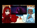 Queen of Hearts and Cinderella react to... { 🍎 DTROR songs- Red 🍎} [1/?]