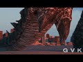 Godzilla, Rodan, Mothra (Blender Animation)