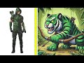 AVENGERS but TIGER 💥 VENGERS All Characters(Marvel & DC) 💥 SUPER HERO 2024