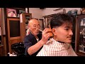 ASMR Best Barber at 76 Years Old | Haircut, Massage, Hair wash, Shaving