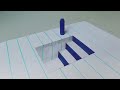 Draw 3d stair In Easy Way _ for beginners