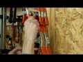 Woodworking clamp storage and organization
