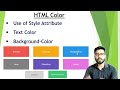 HTML Color Tags | HTML Course for beginners in [Hindi] | by Rahul Chaudhary