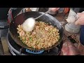 My first Chinese fried rice cook on my new outdoor Rambo wok burner.