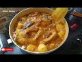 কচুর মুখি দিয়ে কাতলা মাছের ঝোল রেসিপি Kochur Mukhi Diye Katla Macher Jhol Recipe