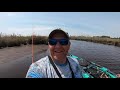 Ditch Feeder Creek Kayak Fishing in BLACKWATER (Multi-Species Caught)