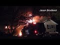 Portable Water Tank in Action Against House Fire