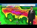 TROPICS UPDATE: Heavy rain and possible flooding along the Texas coast