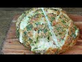 The Best Garlic Bread I‘ve ever had! Crispy crust, soft center, and garlicly delicious!