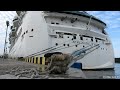 Serenade of the Seas cruise ship in Klaipeda port