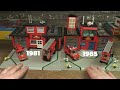 unboxing, building, review of Lego set 6385 fire house I from 1985! #lego #legoland