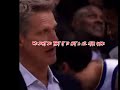 Stephen Curry KD and Kerrs reaction says it all