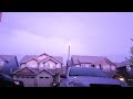 July 23/24 frequent lightning storm, Edmonton, AB.