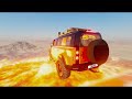 Wave Road Against Vehicles #38 - BeamNG drive