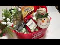 19 DOLLAR TREE GIFT BASKET IDEAS🎁CHRISTMAS GIFT IDEAS🎄HOW TO MAKE A GIFT BASKET🎁HOLIDAY GIFT IDEAS