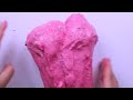 ASMR Mixing. pinkfong Eyeshadow and Makeup Parts glitter into slime satisfying Video