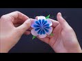 How to make tiny Paper Flowers using origami paper 🌸