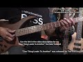The Fixx ONE THING LEADS TO ANOTHER Bass Guitar Cover - LESSON @EricBlackmonGuitar