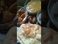 yummy indian platter,luchi,daal,coconut chutney,chicken curry n pickles