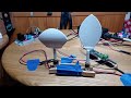 B9 small radar dish Feather controller test
